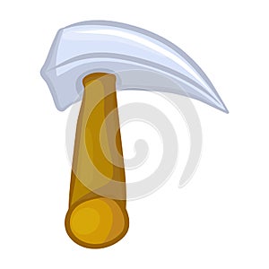 Pick axe isolated illustration