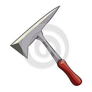 Pick axe isolated illustration