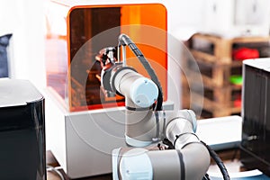 Pick and place, insertion, quality testing or machine tending robot arm
