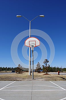 Pick up basketball hoop