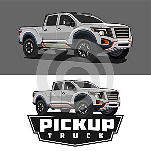 Pick up truck logo