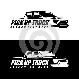 Pick up truck logo design