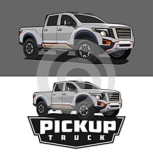 Pick up truck logo photo