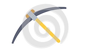 Pickaxe Mining Tool Digger Equipment Icon, vector design Generative AI