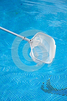 Picker of the pool surface photo
