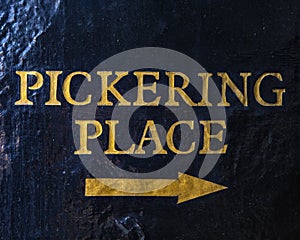 Pickering Place in London, UK