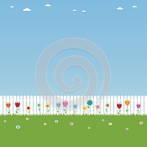 Picket fence photo