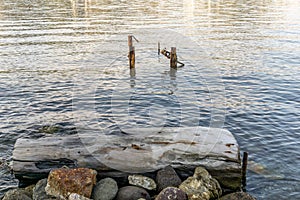 Pickets on the sea