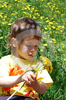 Picking flowers