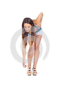 Picking something off the floor