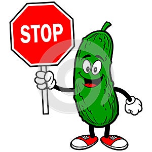 Pickle with Stop Sign