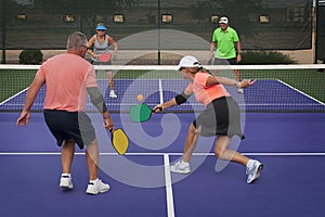 Pickleball Action - Mixed Doubles 1