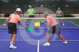 Pickleball Action - Mixed Doubles 2