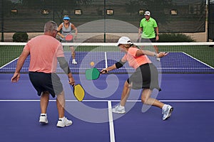 Pickleball Action - Mixed Doubles 1 photo