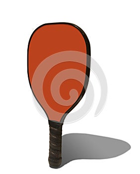 Pickleball Paddle in Vertical Position