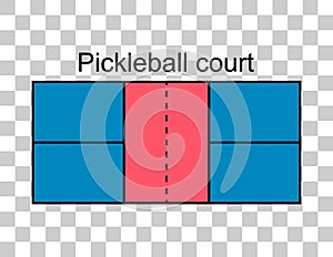 Pickleball racket sport, indoor court paddle icon, web flat symbol vector illustration