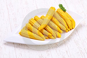 Pickled baby corn