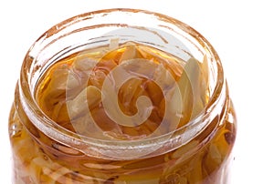 Pickled Bamboo Shoots Isolated