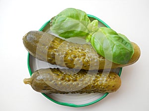 Pickled cucumber photo