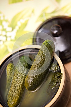 Pickled cucumbers