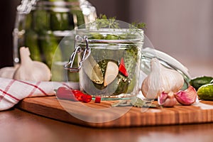 Pickled cucumbers