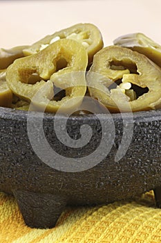 Pickled jalapeÃ¯Â¿Â½os photo