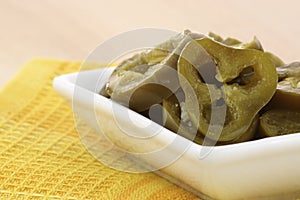 Pickled jalapenos photo