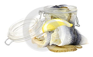 Pickled Rollmop Herrings