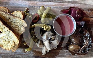 Pickled Vegetable Appetizer Platter