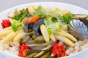 Pickled vegetables salad