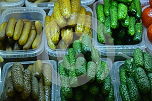 Pickles and marinades. Pickled cucumbers