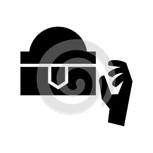 Pickpocket icon or logo isolated sign symbol vector illustration