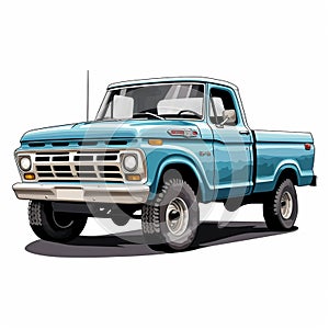 Pickup Truck Art TimeHonored Icon