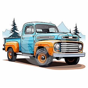 Pickup Truck Art TimeHonored Icon