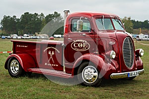 The pickup truck Ford COE (cab over engine), 1938.