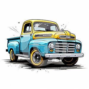 Pickup Truck History Colorful Legacy