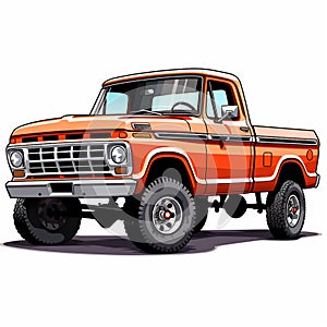 Pickup Truck Icon TimeHonored Elegance photo