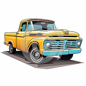 Pickup truck JPEG image with high quality