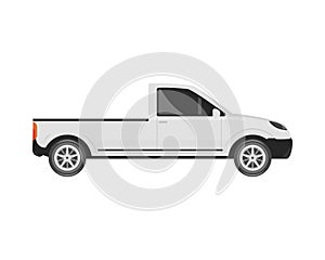 pickup truck mockup icon