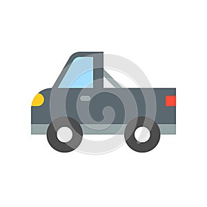 Pickup truck, Transportation icon