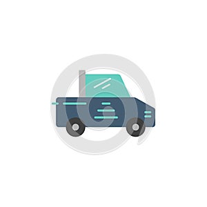 pickup truck, transportation, vehicle icon. Element of color African safari icon. Premium quality graphic design icon. Signs and