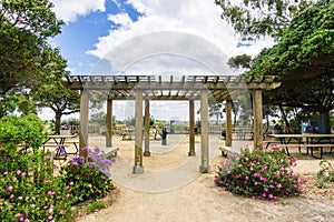 Picnic area, Palo Alto Baylands Park, California