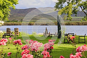 Picnic area by the river