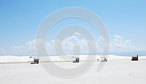 Picnic Area in White Sands National Park, New Mexico