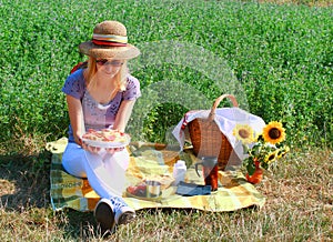 Picnic On The Countryside