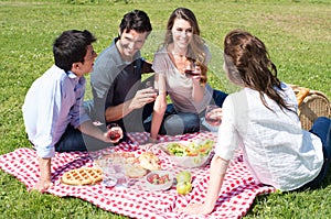 Picnic With Friends at Park