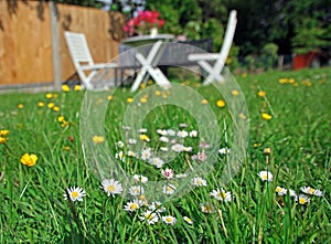 Picnic garden table and chairs