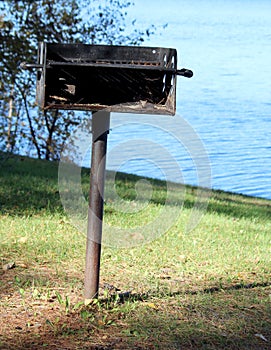 Picnic Grill Near Lake