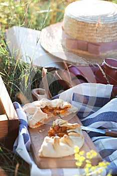 Picnic in a meadow