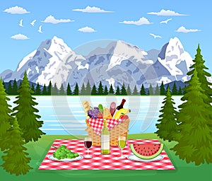 Picnic in the Mountains